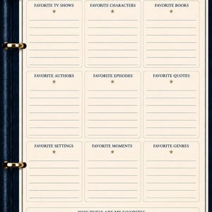 Cozy Reading & Watching Log | British Mystery TV Journal (Digital Download) image 9