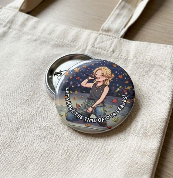 BTS Jimin Leaves Button Badge (Concert Freebies)