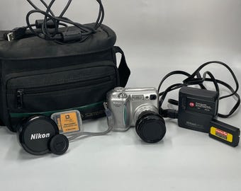 Nikon TC-E2 2X Tele Converter Lens w/ UR-E7 Adapter & Hoya 46mm UV Filter Japan