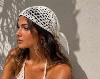 CROCHET PATTERN x Bandana x Mesh Bandana x Summer Bandana