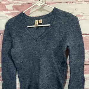 90er Jahre Abercrombie Wool Blend Crop Sweater XL Junior