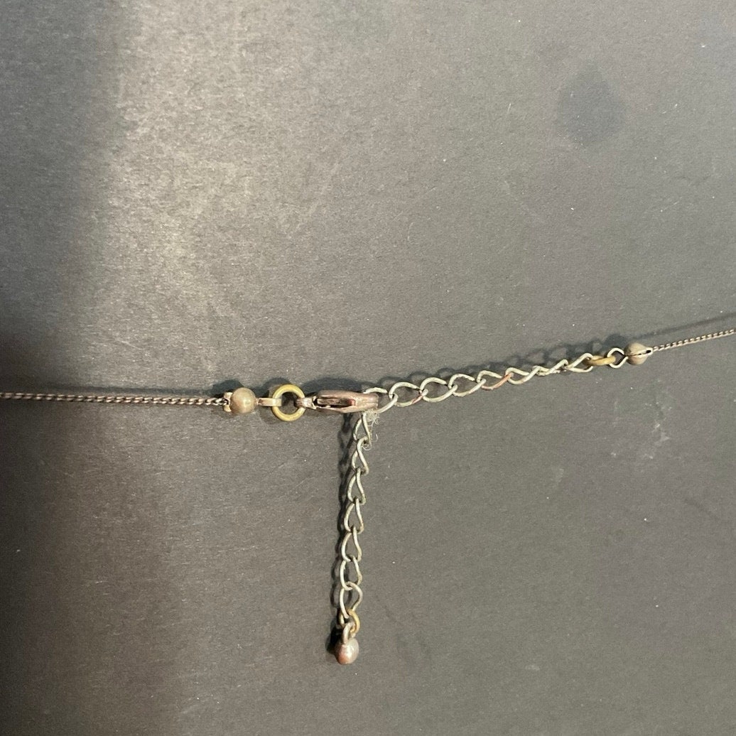Collier Ancien En Pierre - Longueur 40 Cm - Bijou Vintage - Origine France