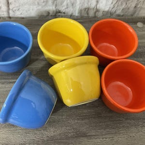 Set of 6 Ceramic Dessert, Salsa, Condiment Bowls Excellent