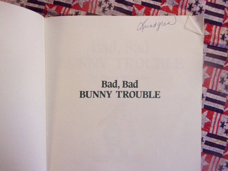 bunny trouble by hans wilhelm