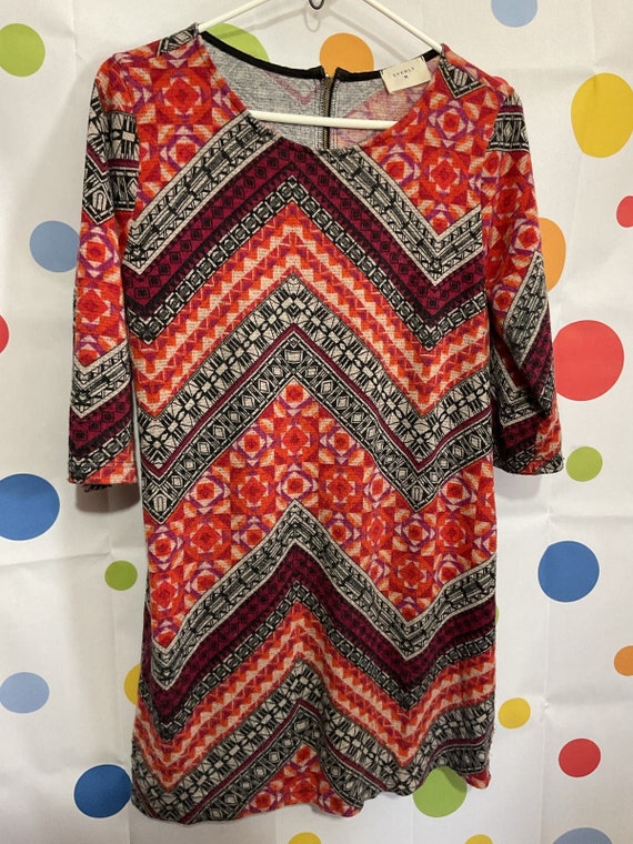 Everly Dress Multi Color Size Large