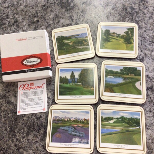 Pimpernel Coasters Etsy