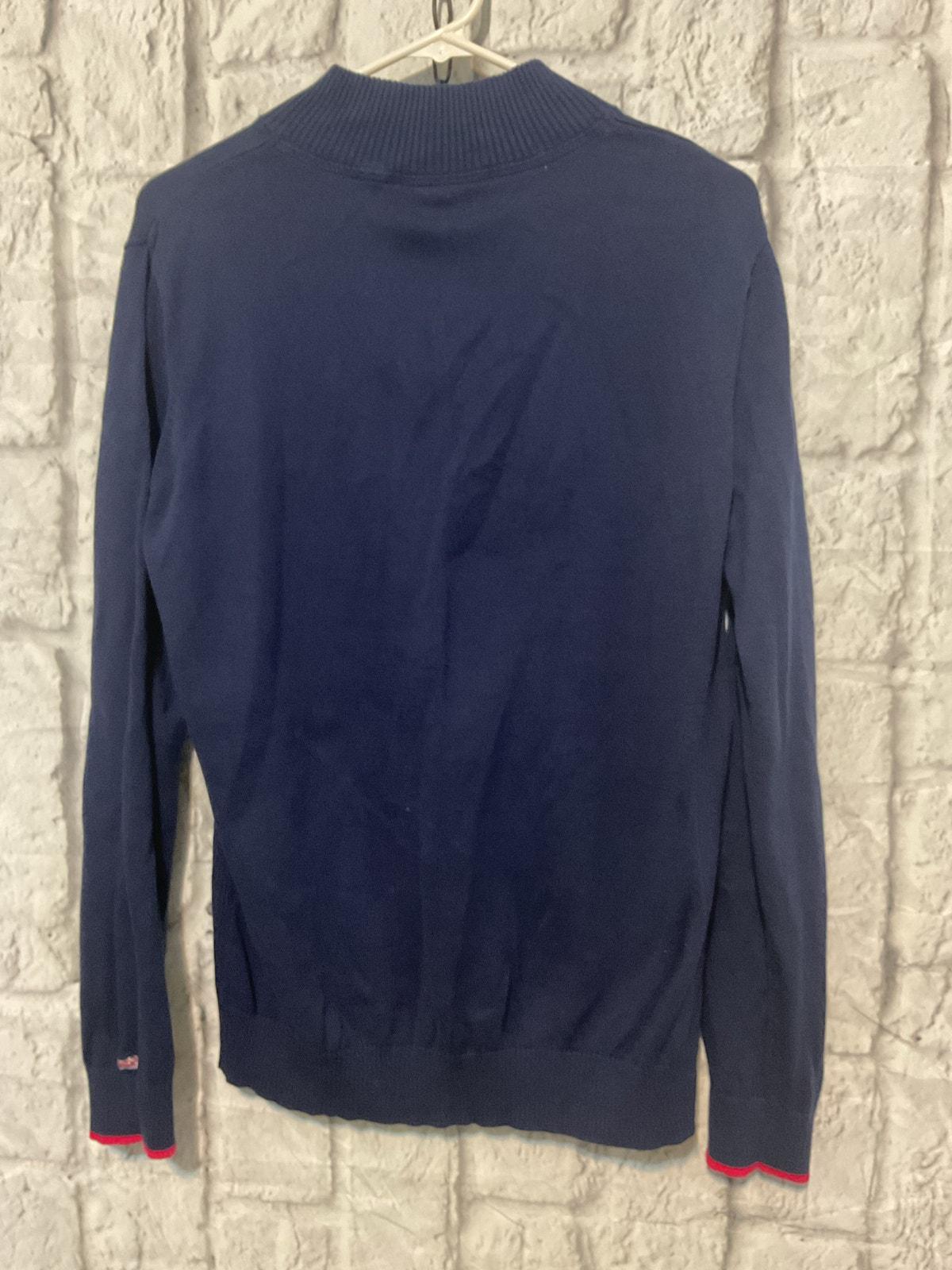 Vintage 90's Le Tigre 1/4 Zip Sweater Navy XL - Etsy