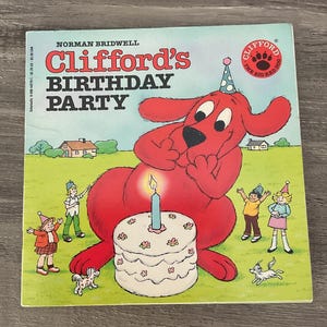 1988 Clifford&#39;s Birthday Party Paperback Norman Bridwell Excellent