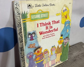 1984 Livre d'or « Je pense que c'est merveilleux » Sesame Street