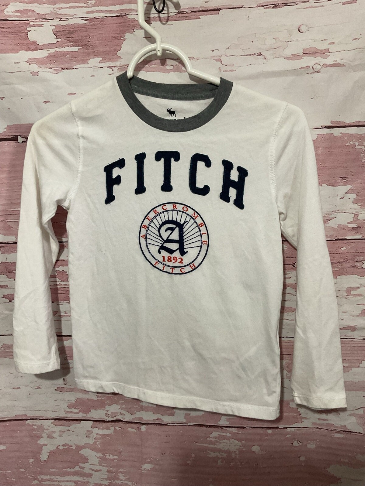 Abercrombie & Fitch ヴィンテージ風ロゴ ロングTシャツ $_12.JPG?set_id=880000500F