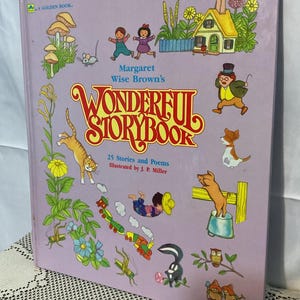 Maravilloso libro de cuentos de Margaret Wise Brown, 1974