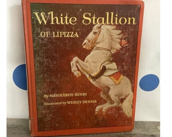 1964 White Stallion Of Lipizza By Margaret Henry