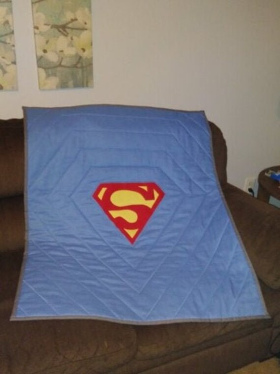 superman crib bedding