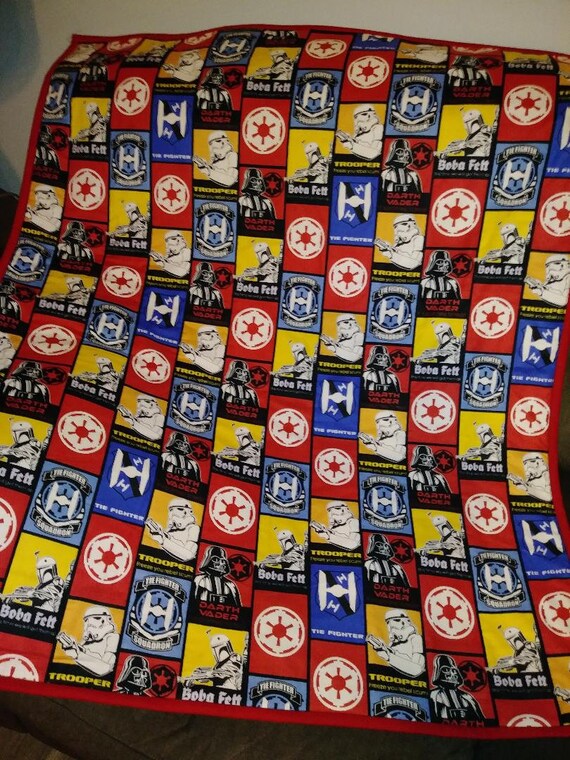 Star Wars Baby Quilt Boy Crib Bedding Toddler Quilt Star Etsy