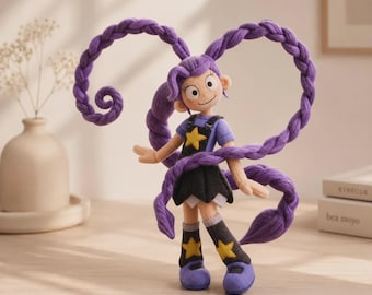 Lily Lovebraids Plush Toy – Poppy Playtime Inspired Horror Doll Collectible (25cm)