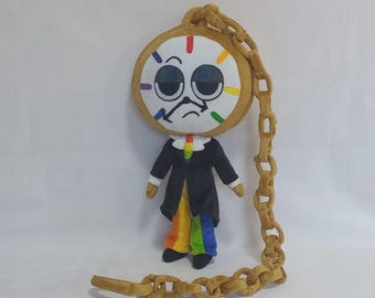 Dyle Plush Toy Inspired by Dandy’s World – Handmade Character Stuffed Animal – Gamer Fan Art
