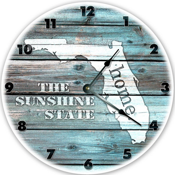 Florida Wall Clock Etsy