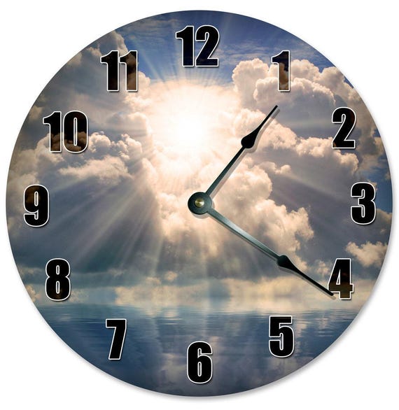 Dusk Clock Clear Dark Sky Clock