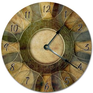 10.5" Adorable ARTWORK Clock - Living Room Clock - Large 10.5" Wall Clock - Home Décor Clock - 5783