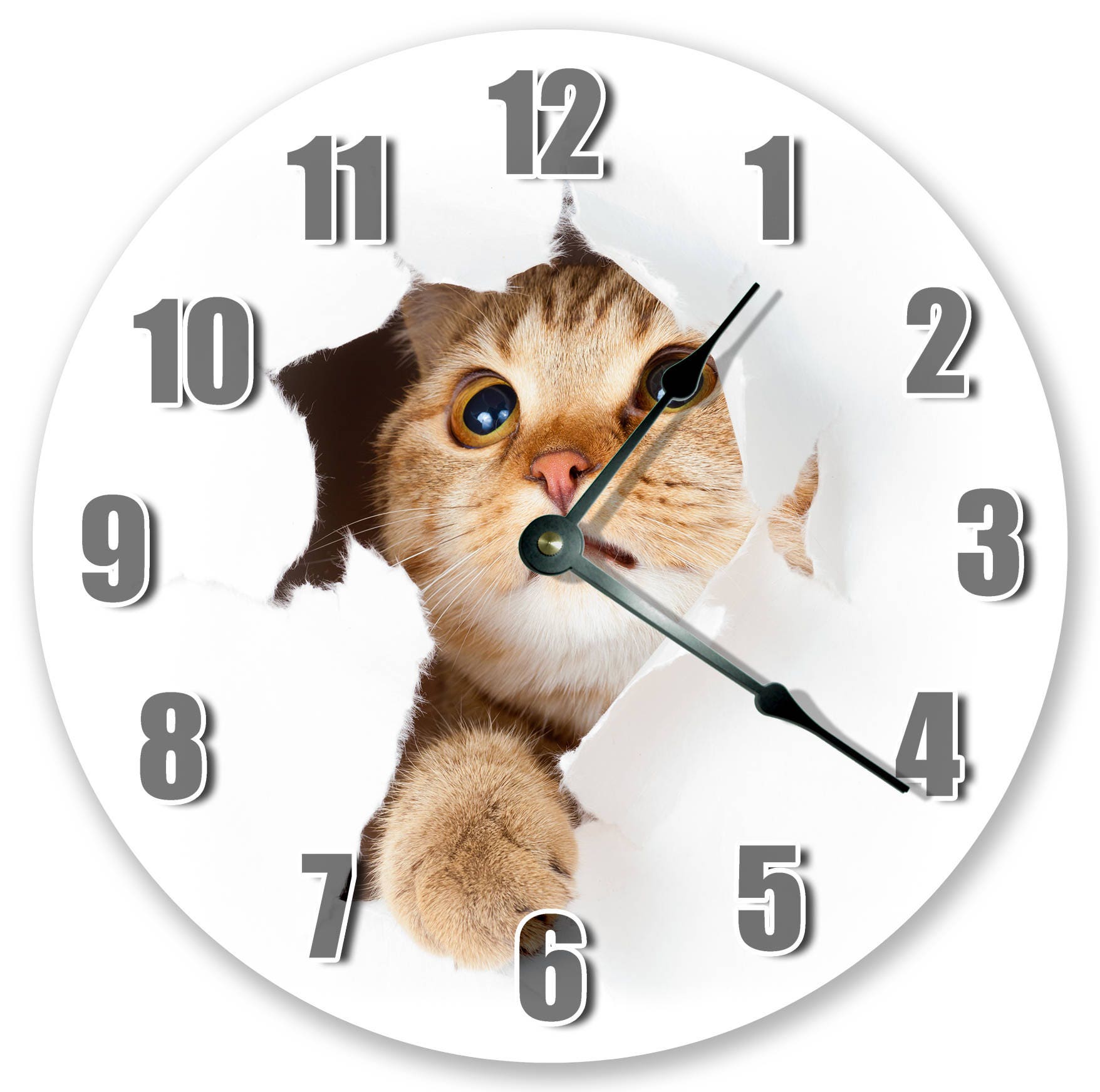 Tom s clock is big