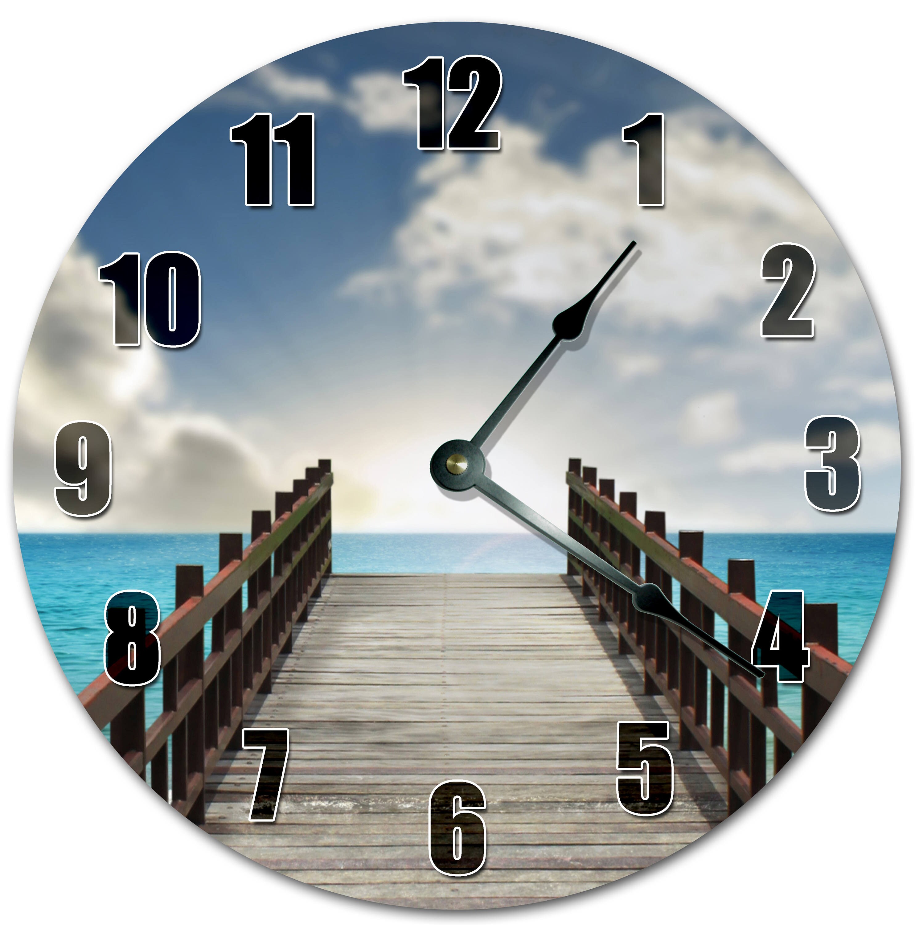 10.5 Way To The HORIZON Clock Living Room Clock Etsy