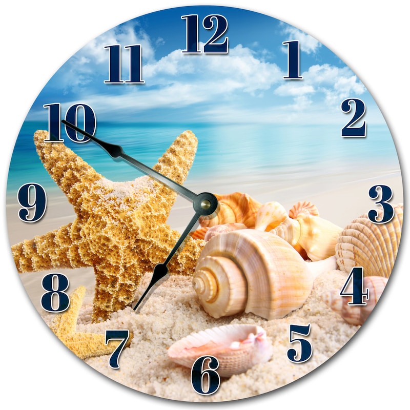 Seashell Clock - Etsy