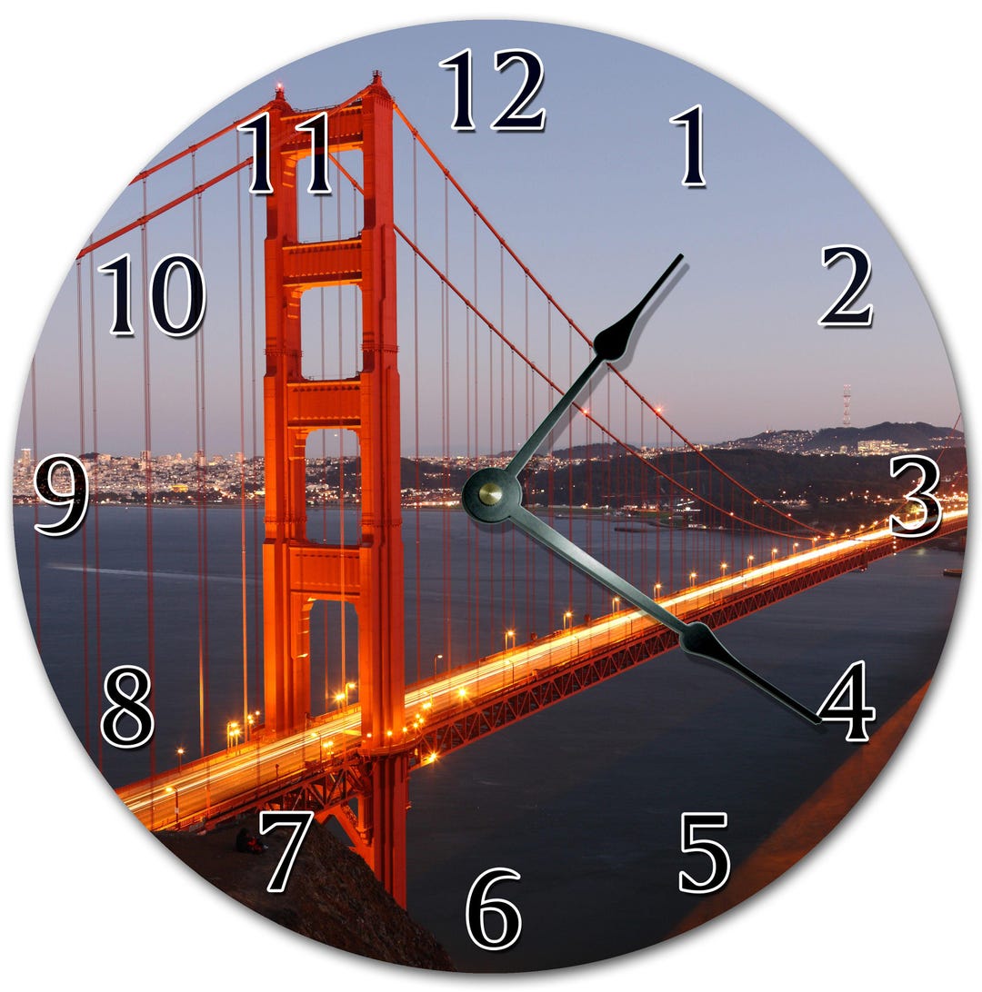 Golden Gate Bridge Clock: 10.5