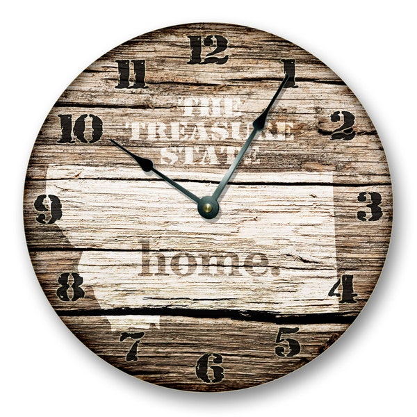 Large Montana Wall Clock Etsy