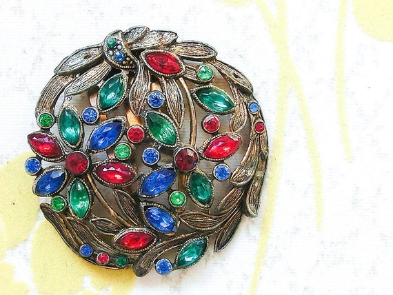 RGB For You & Me - Vintage Jewelry 1930s Ornate F… - image 2
