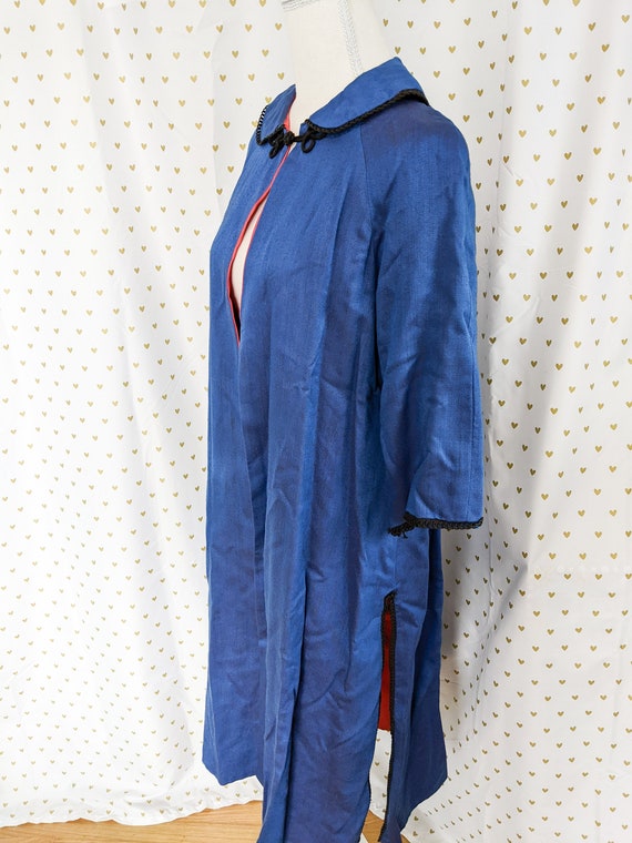 Peter Pan Parade - Vintage 1950s 1960s Blue Satin… - image 4