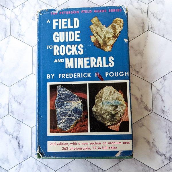 Rock Of Ages - Vintage Mid Century Field Guide To Rocks And Minerals Peterson Field Guide By Frederick Pough