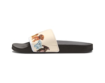 Sandalen met schattige puppy's | Slippers met honden
