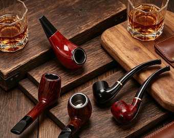 Pipa da fumo personalizzata a forma di coscia di pollo in resina – Braciere in metallo rimovibile – Lavabile e riutilizzabile – Filtro in ebanite – Regalo per la festa del papà