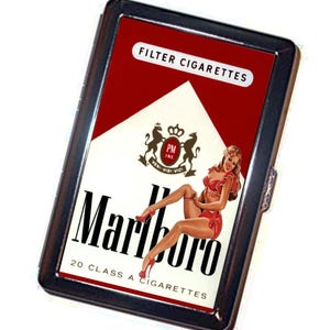 pin up cigarette case Cases Cigarette Case Pinup - Etsy
