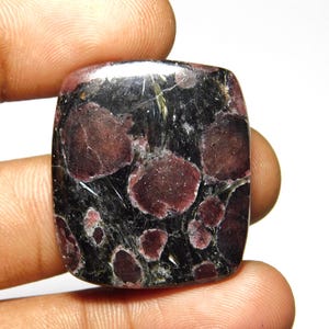 Natural Ruby Fall Jasper Cabochon gemstone Rectangle 30x27x5 mm 1 pices 57 Cts