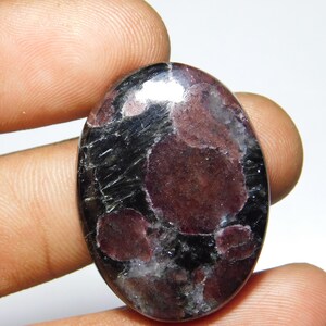Natural Ruby Fall Jasper Cabochon gemstone oval shape  31x24x6mm 1 pices 55 Cts