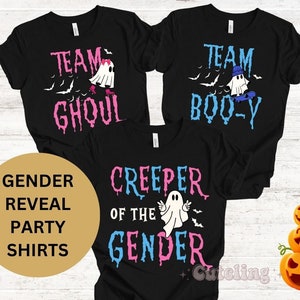 Halloween Gender Reveal Shirt Keeper of the Gender Shirt Team Ghoul Shirt Team Boo-y Shirt Halloween Pregnancy Announcement Girl Ghost Shirt