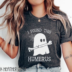 Camicia di Halloween Divertente Fantasma TShirt Camicie di Halloween carine Ho trovato questo omero Halloween Pun Taglie forti Camicie Dottore Halloween Infermiera Camicie