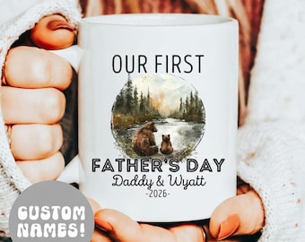 First Fathers Day Gift from Baby, New Dad Gift from Daughter 1st Fathers Day gift from Son First time Dad Gift Personalized Fathers Day Mug