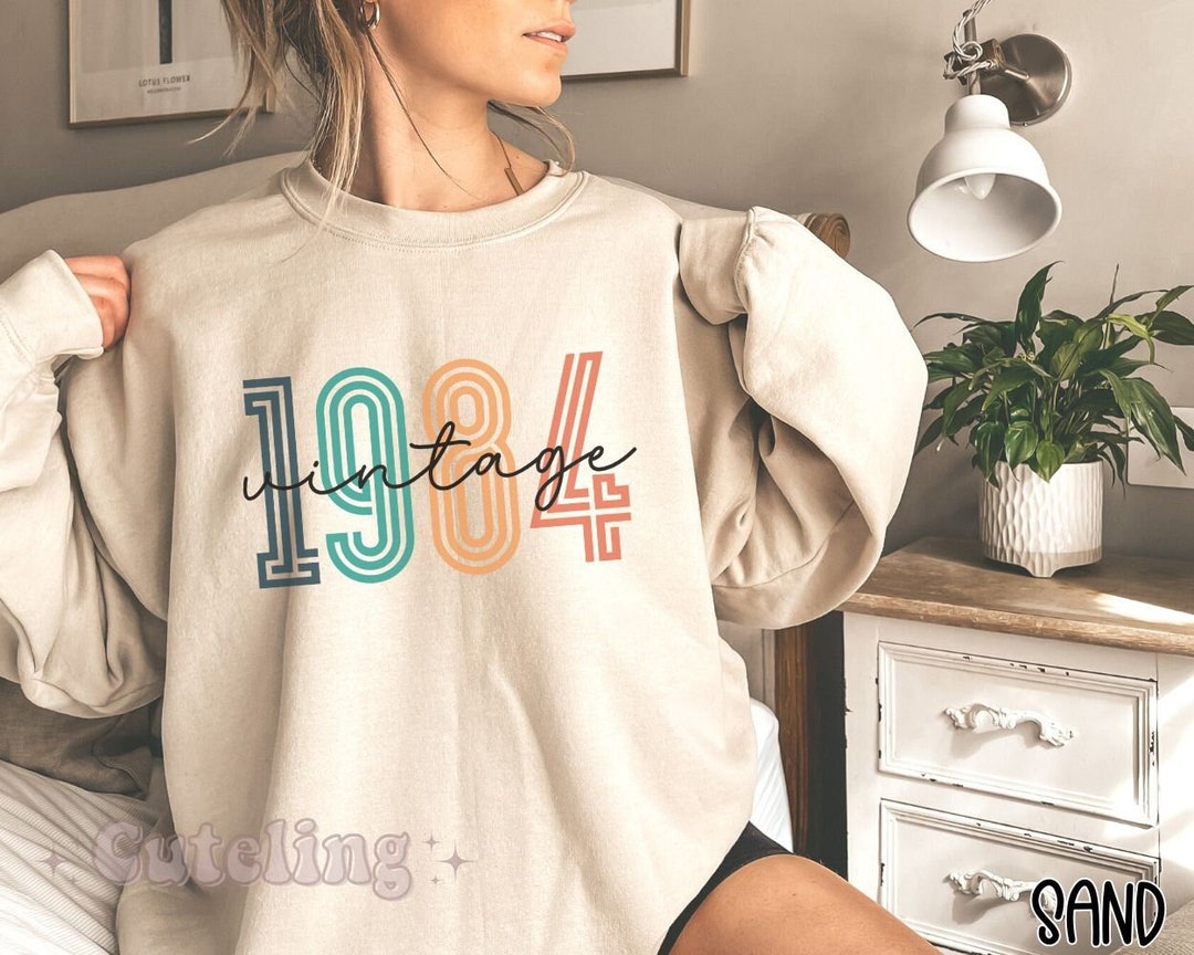 1984 Sweatshirt, 40th Birthday Sweatshirt, Retro 1984 Birth Year Number Shirt for Women, Birthday Sweatshirt Gift 1984 Top for Her - Etsy 1984 Sweatshirt, 40th Birthday Sweatshirt, Retro 1984 Birth Year Number Shirt for Women, Birthday Sweatshirt Gift 1984 Top for Her - Etsy
