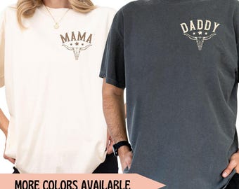 Erste Rodeo Geburtstagsfeier Passende Familien Shirts Komfort Farben Angepasste Western 1. Rodeo Mama Tshirt Cowboy Cowgirl 1. Geburtstag Outfit