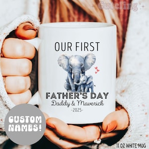 First Fathers Day Gift from Baby, New Dad Gift from Daughter 1st Fathers Day gift from Son First time Dad Gift Personalized Fathers Day Mug