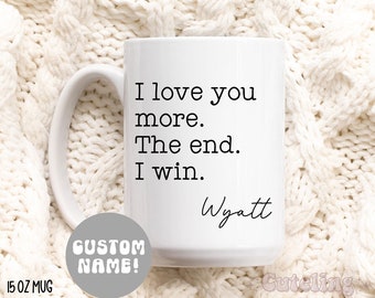 Custom Mama Mug, Personalized Mothers Day Gift from son, Custom Mother's Day Gift from Daughter, Mothers Day Gift Ideas Love You More MD-213