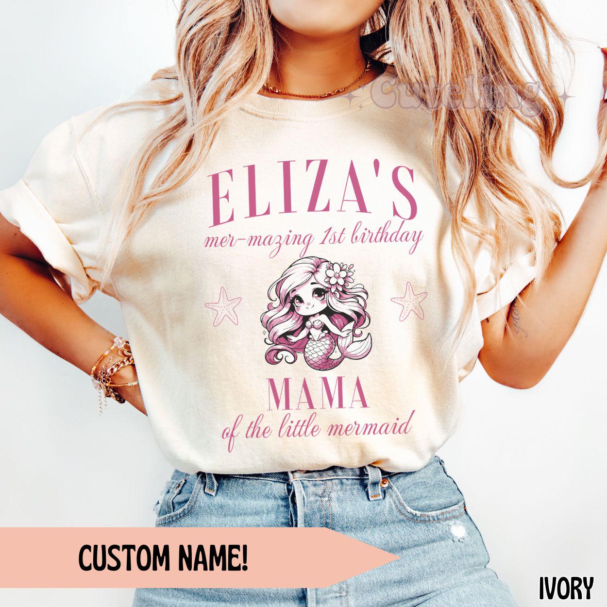 Womens Mermaid Mom Birthday Mermaid First Time Mommy New Mom Shirt Womens Mermaid Mom Birthday Mermaid First Time Mommy New Mom Shirt