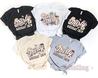 Hello Thirty Shirt, Turning 30 Birthday Shirt, 30th Birthday Party Shirt, 30th Birthday Shirt, Thirtieth Birthday Shirt, Est 1996 Birthday