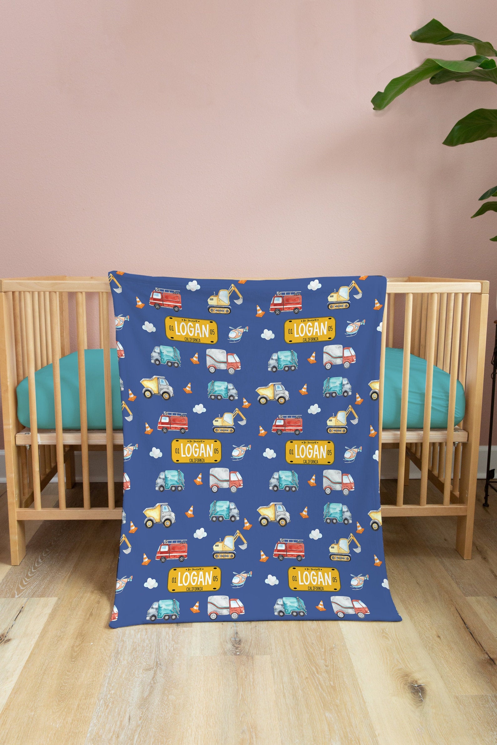 Car blanket / Personalized Licence Plate baby name blanket / Etsy