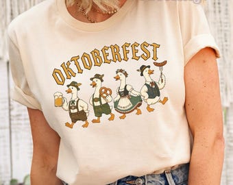 Silly Goose Funny Oktoberfest Shirt For Women Men Beer Lover Tshirt German Beer Drinking Shirt Schnitzel Faced