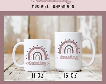 Tazze da caffè con scritta Grandma To Be & Grandpa to Be 311,8 g, ottima idea per la gravidanza per l'annuncio del tuo bambino - Set di tazze, promosso a nonna e