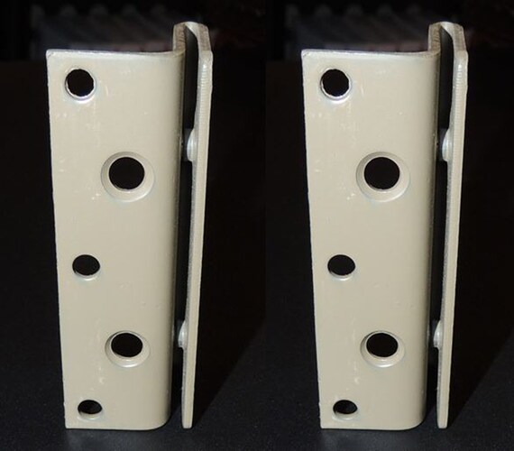 Bed Frame to Bed Post Double Hook Bracket Set of 2 Bed Frame to Bed Post Double Hook Bracket Set of 2