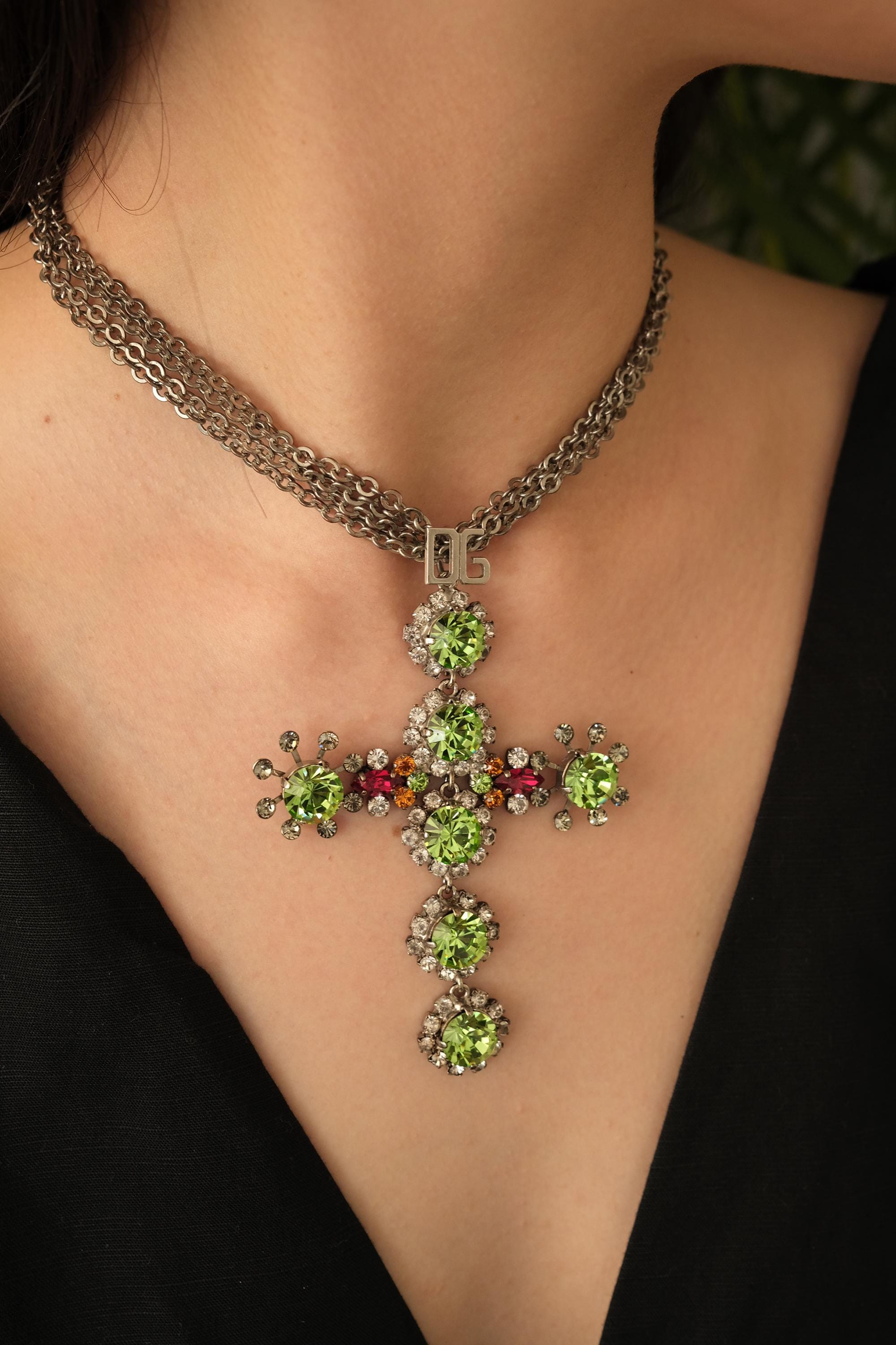 Dolce Gabbana Cross Necklace - Etsy